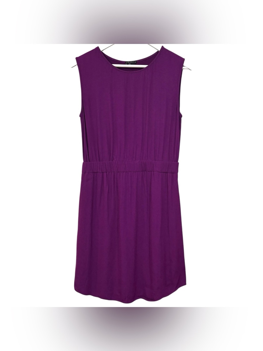Theory purple sleeveless tank dress size medium